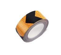 ALMLNLL Rouleau de Ruban adhésif d'avertissement Reflective Tape, Self Adhesive Fluorescent Reflector Warning Tape, 2 inch by 65 Feet Multicolor