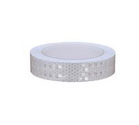 ALMLNLL Rouleau de Ruban adhésif d'avertissement Reflective Tape, Self Adhesive Fluorescent Reflector Warning Tape, Self-Adhesive Multicolor 1 inch x 32.8 Feet