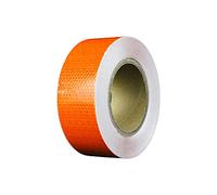 ALMLNLL Rouleau de Ruban adhésif d'avertissement Reflective Tape, Self Adhesive Fluorescent Reflector Warning Tape, 2 inch by 9.8 Feet Multicolor