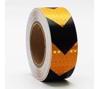 ALMLNLL Rouleau de Ruban adhésif d'avertissement Reflective Tape, Tape, 5 Centimeters Wide, 25 Meters Long, Visible