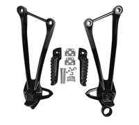 ALMNPRTVX Pour Kawasaki Ninja ZX10R 2008-2010, ZX6R 2009-2023, ZX636 2013-2023 Support De Repose-pieds Arrière Pour Moto Repose-Pieds Pour Passager(Gloss Black)