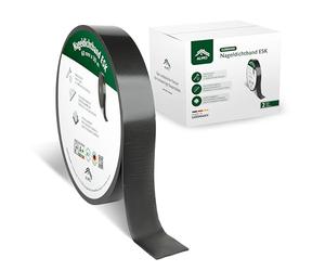 ALMO 2 rouleaux de bande d'étanchéité PE pour clous très adhésive (30m x 60mm) bande d'étanchéité bande de séparation autocollante pour sous-couches, Anthracite