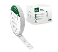 ALMO Lot de 2 rubans adhésifs de montage double face de 20 mm x 50 m pour freins à vapeur et pare-vapeur, forte adhérence avec film indéchirable, remplace les agrafeuses, montage hermétique facile et