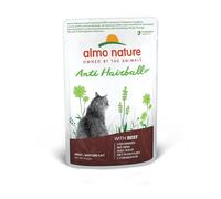 12x70g Anti Hairball bœuf Almo Nature Holistic - Pâtée pour chat