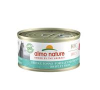 ALMO NATURE-Aliment pour chat Truite et Thon en boite de 70 g