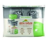 Almo Nature Almo Holistic Anti Hairball Multipack 6 X 70 G Au B?Uf Et Poulet