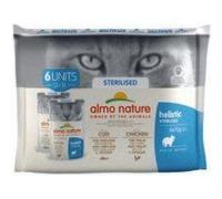 Almo Nature Almo Holistic Sterilised Multipack 6 X 70 G Au Cabillaud Et Poulet