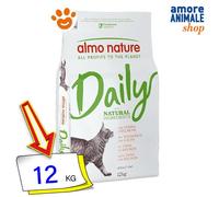 Almo nature Cat Adult Journalier Avec Thon Et Saumon Nourriture Sec Chat 1,2/12