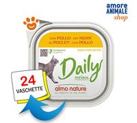 Almo Nature Cat Daily Poulet Nourriture Humide Chat Barquette 100 gr