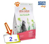 Almo Nature Chat Fonctionnel Stérilisé Au Saumon Frais Chats 400 Gr/ 2 Kg