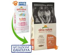 Almo Nature Holistic Maintenance L Dog. Croquettes pour Chiens de Grande Taille avec Saumon Frais. 12 Kg