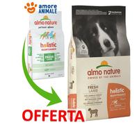Almo Nature Chien Holistic Medium Adult - Saumon Et Riz 12 KG ^ Croquettes