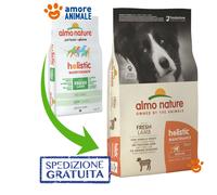Almo Nature Chien holistique adulte (moyenne) – Agneau – Nourriture sèche 12 kg