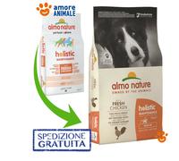 Almo Nature Chien Holistic Medium Adult - Poulet Et Riz 12 KG - Croquettes pour