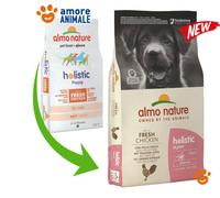 Almo Nature Croquettes Holistique pour Chiots Moyens – Poulet et riz – 12 kg