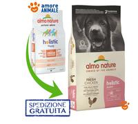 Almo Nature Chien Holistic Puppy Medium - Poulet Et Riz 12 KG ^ Croquettes pour