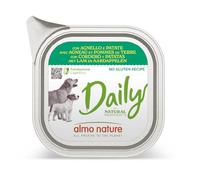Almo Nature Daily - Aliment Humide pour Chiens - Agneau et Pommes de Terre - 32 x 100 g