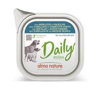 Almo Nature Daily Menu Chien Pas de Grain Pate avec Grains de COD et Vert, 100 g, Lot de 32
