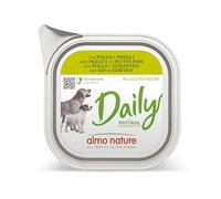 Almo Nature Daily - Aliment Humide pour Chiens - Poulet et Petits Pois - 32 x 100 g