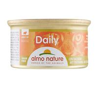 Almo Nature Daily - Nourriture Humide pour Chats Adultes - Mousse - Dinde - 85 g, Pack de 24