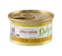 almo nature Daily - Nourriture Humide pour Chatons - Mousse - Poulet - 85 g, Pack de 24