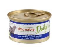 almo nature Daily - Nourriture Humide pour Chats Adultes - Mousse - Thon - 85 g, Pack de 24