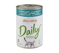 Almo Nature Daily avec Morue Humide Chat Premium - Grain Free - 24x400 g
