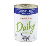 Almo Nature Daily - Nourriture Humide pour Chats Adultes - Pâtée - Thon - 400 g, Pack de 24