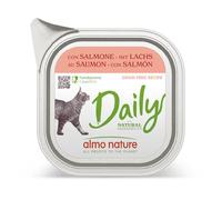 almo nature Daily - Nourriture Humide pour Chats Adultes - Saumon - 100 g, Pack de 32