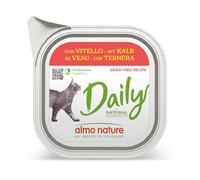 Almo Nature Daily - Nourriture Humide pour Chats Adultes - Veau - 100 g