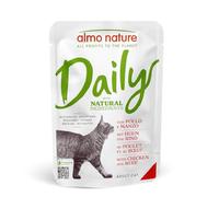 Almo Nature Daily - Nourriture Humide pour Chats - Poulet et Boeuf - 70g, Paquete de 30