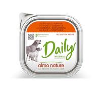 almo nature Daily Nourriture pour Chien, 300 g, Veau et Carottes, Lot de 9