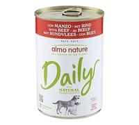 Almo Nature Daily, Pâtée pour Chien Adulte au Bœuf, 400g