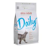 Almo Nature Daily Sterilised - Croquettes pour Chats Stérilisés - Poulet - Sac de 1,2 kg