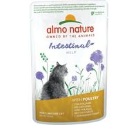Almo Nature Functional - Intestinal Help - Nourriture Humide pour Chats Adultes et Matures avec Sensibilité Intestinale - à la Volaille - Soutien pour Le Microbiote - 70g (Lot de 30)