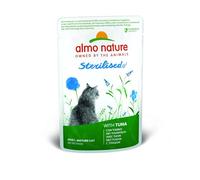 Almo Nature Holistic Sterilised, Aliment Humide pour Chats Adultes avec Thon - (30 sachets de 70 g)