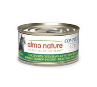 Almo Nature HFC Cat Wet Nourriture complète avec Poulet et Grains de café Vert - (Lot de 24 x 70 g Boîtes)