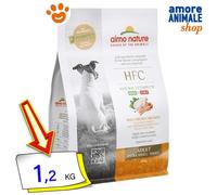 Almo Nature HFC Chien Adulte Très Petit, Petit Poulet Aliment Sec Chiens 1,2 Kg