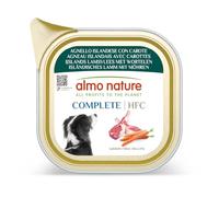 almo nature HFC Complete - Nourriture Humide pour Chiens Adultes - Agneau Islandais avec Carottes - Qualité Humaine, sans Gluten, Monoprotéine - 85g, Pack de 17