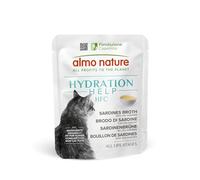 almo nature HFC Hydration Help Aliment Humide pour Chats - Bouillon de Sardines avec Sardines - Human-Grade, Gluten-Free, Monoprotéique, 50g, Lot de 24, 1,2 kg