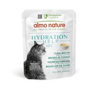 Almo Nature HFC Hydration Help, Aliment Humide pour Chats - Bouillon de Thon et Filet de Thon - Qualité Humaine, sans Gluten, Monoprotéique, 50g, Pack de 24, 1,2 kg