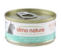 Almo Nature HFC Jelly - Nourriture Humide pour Chat Adulte - Truite et Thon - 70 g x 24 Boîtes