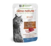 Almo Nature HFC Jelly - Nourriture Humide pour Chats Adultes - Thon et Sole - 55 g, Lot de 24 Sachets