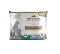Almo Nature HFC Jelly - Nourriture Humide pour Chats - Assortiment de Recettes de Thon - Qualité Humaine, sans Gluten - Lot de 6 x 55 g