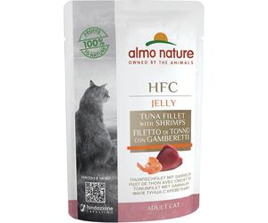 Almo Nature HFC JELLY Thon & Crevettes 55gx24
