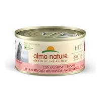 almo nature HFC Kitten - Nourriture Humide pour Chatons - Saumon et Thon - 70 g x 24 Boîtes