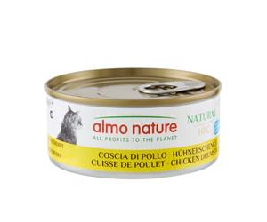 Almo Nature - HFC Natural avec Cuisse de Poulet - Nourriture Humide pour Chat Adulte: 24 boîtes de 150g