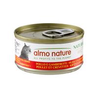 Almo Nature - HFC Natural avec Poulet et Crevettes - Nourriture humide pour chat adulte: 24 boîtes de 70g