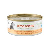 Almo Nature - HFC Natural avec Thon et Crevettes - Nourriture Humide pour Chat Adulte: 24 boîtes de150g