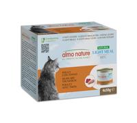 Almo Nature - HFC Natural Light Meal - Poulet et Thun - Nourriture Humide pour Chat Adulte: 4 boîtes de 50g